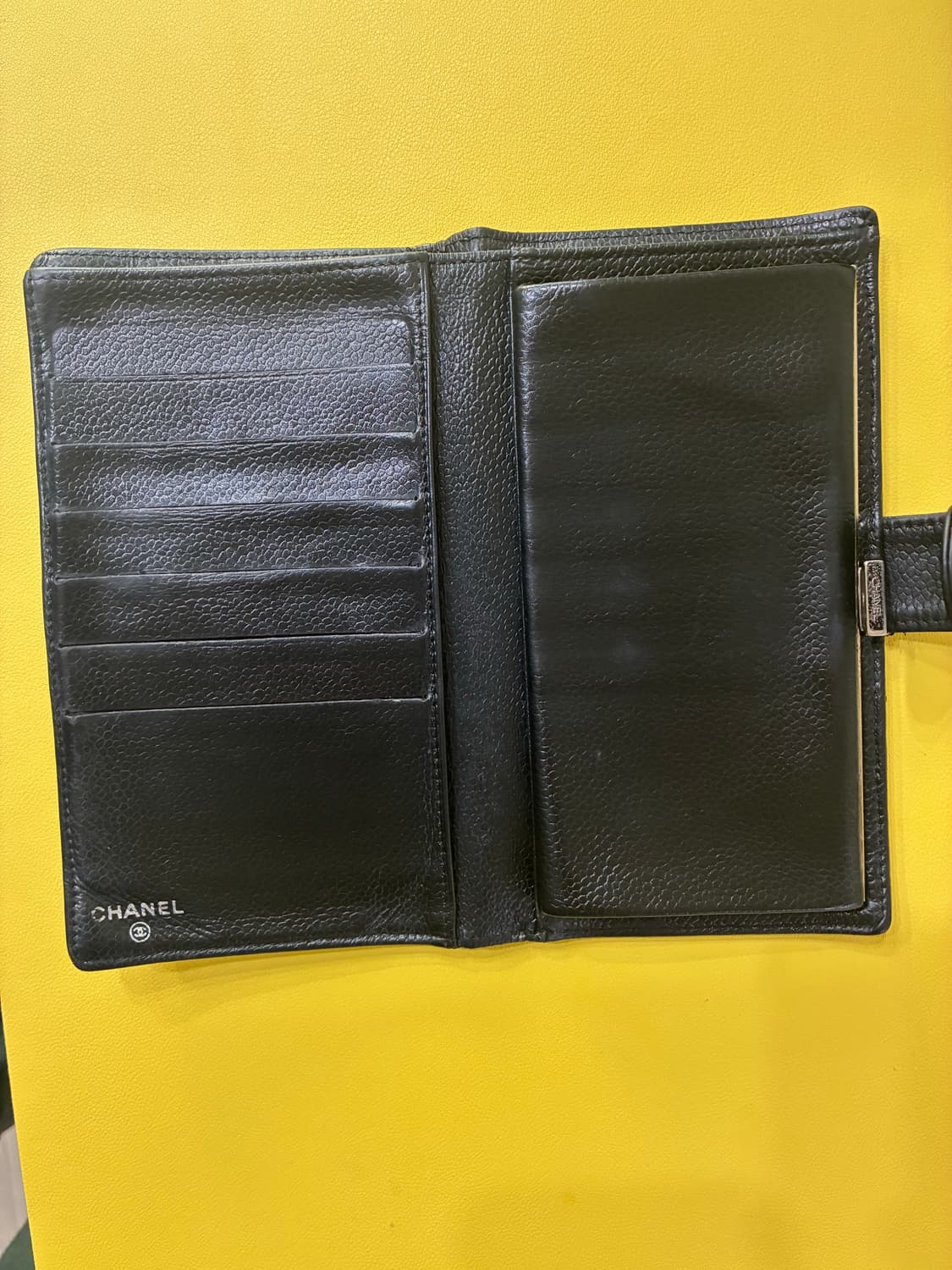 풀세트) 샤넬 블랙 캐비어 타임리스 장지갑 빈티지 시리얼 11번대 상품이미지3