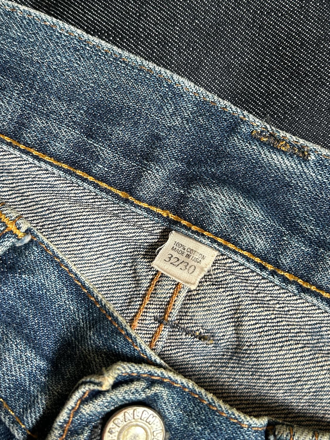 RRL cut off denim pants Made in USA 상품이미지6