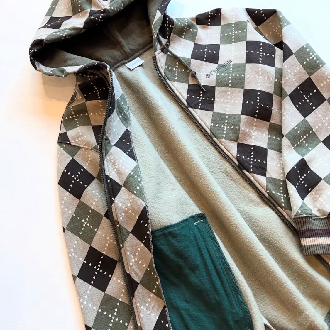 콜롬비아 패턴 후드집업 상품이미지7