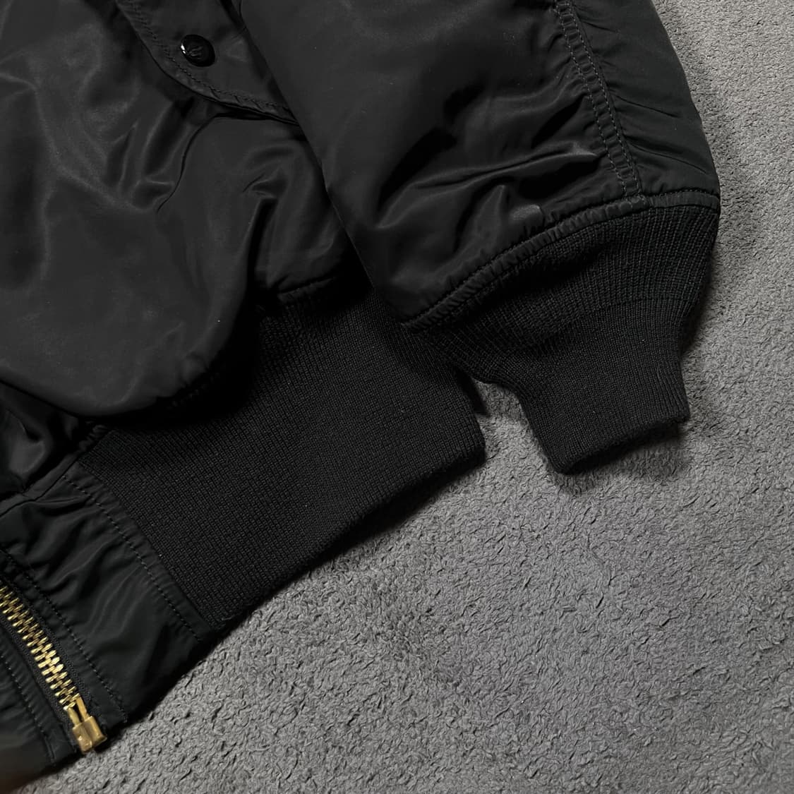 알파인더스트리 MA-1 블랙 자켓 상품이미지4