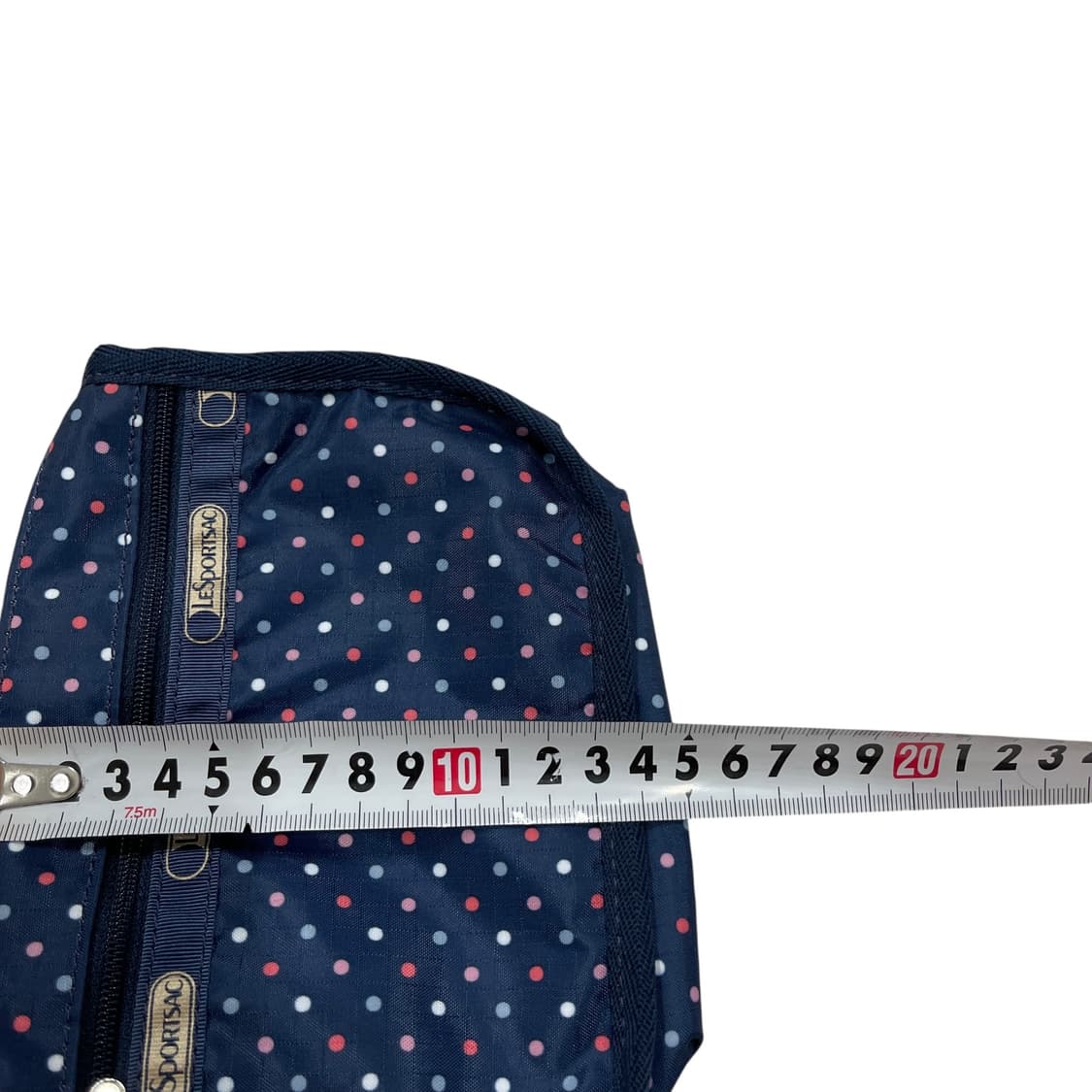 레스포삭 빈티지 도트 땡땡이 폴카 패턴 파우치 가방 상품이미지5