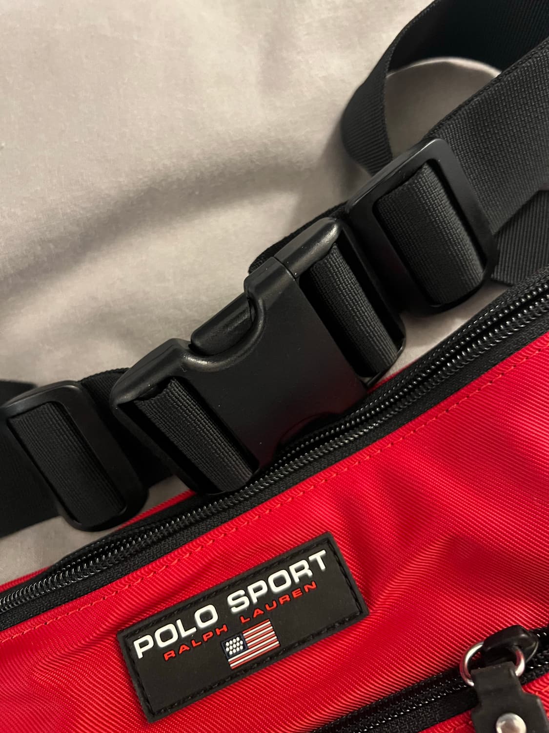 폴로 스포츠 레드 웨이스트백 메신저백 상품이미지4