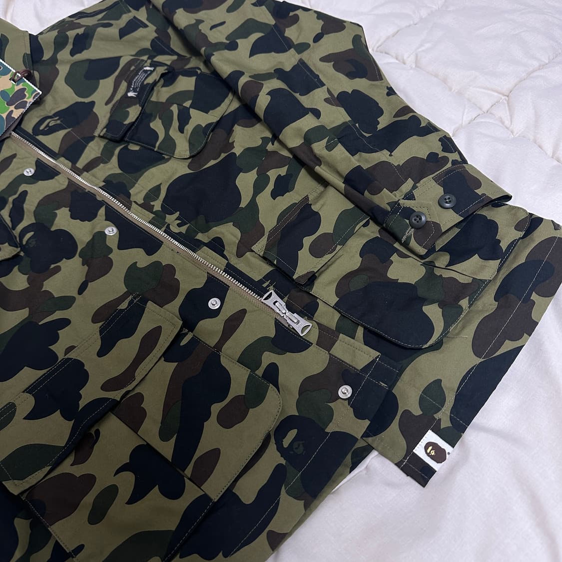 BAPE 베이프 카모 자켓 160 사이즈 (여성 44-55) 상품이미지5