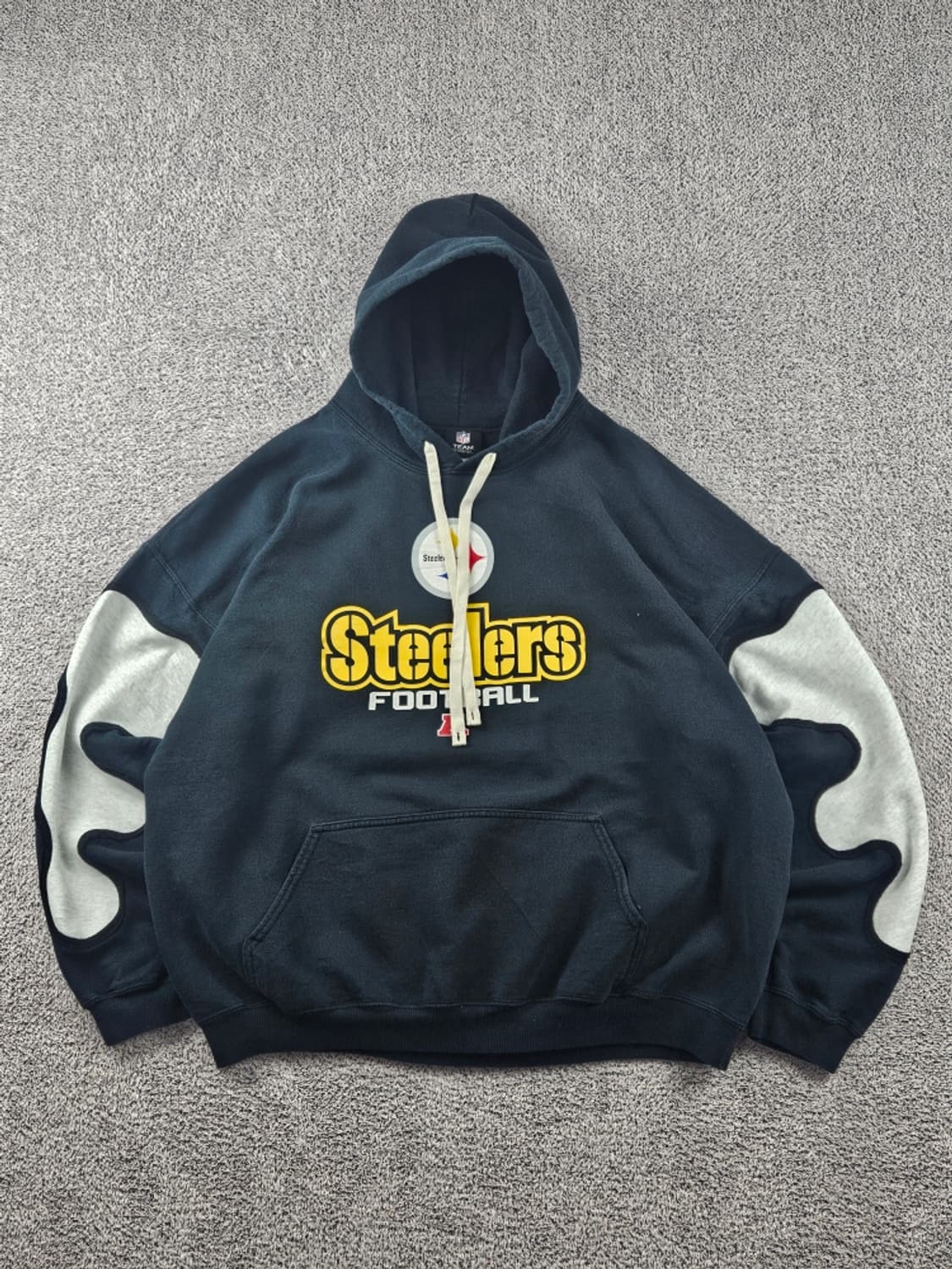 1995 NLF 피츠버그 스틸러스 커스텀 후드 티셔츠(2XL)/11242 상품이미지2