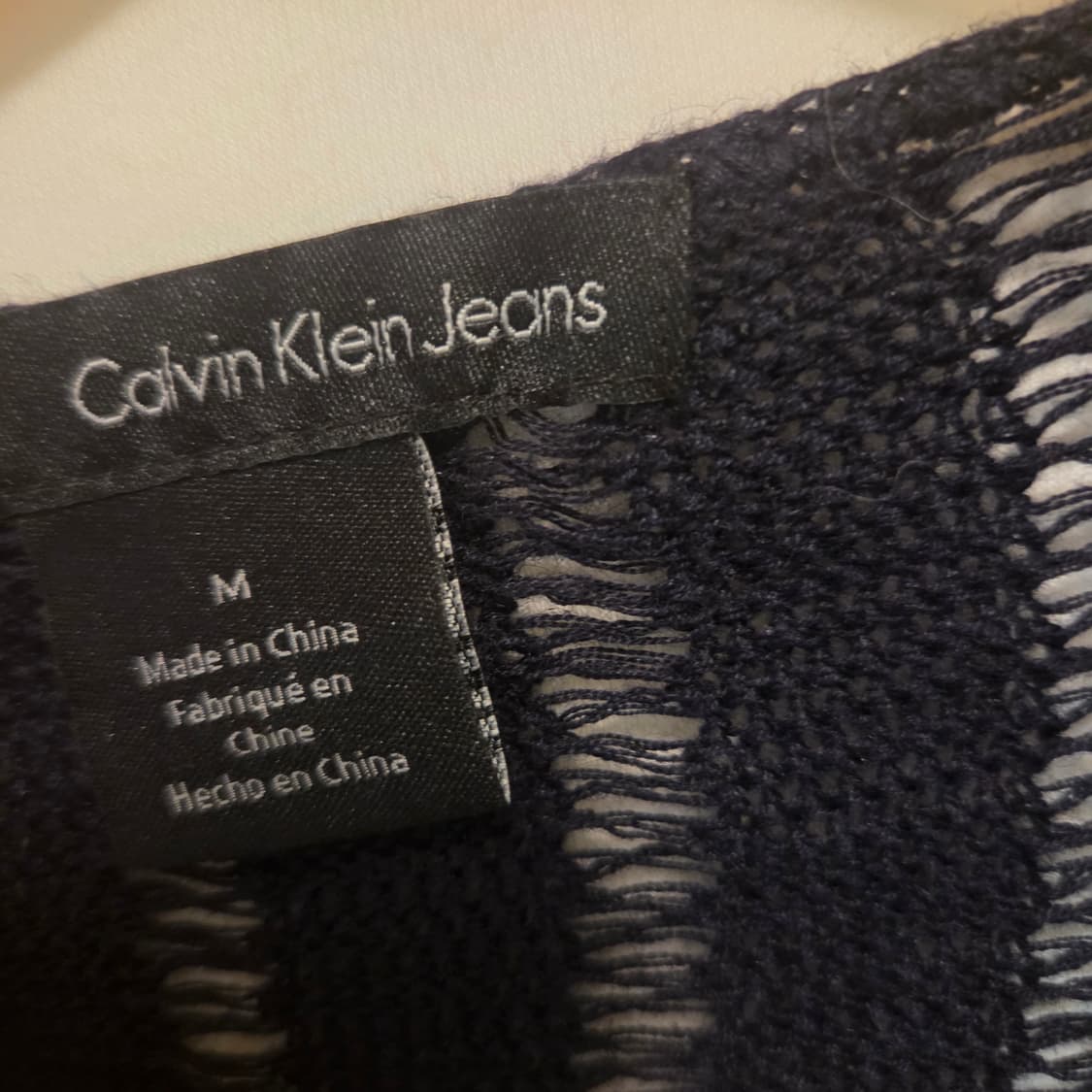 CK 캘빈클라인 반팔 니트 가디건 상품이미지6