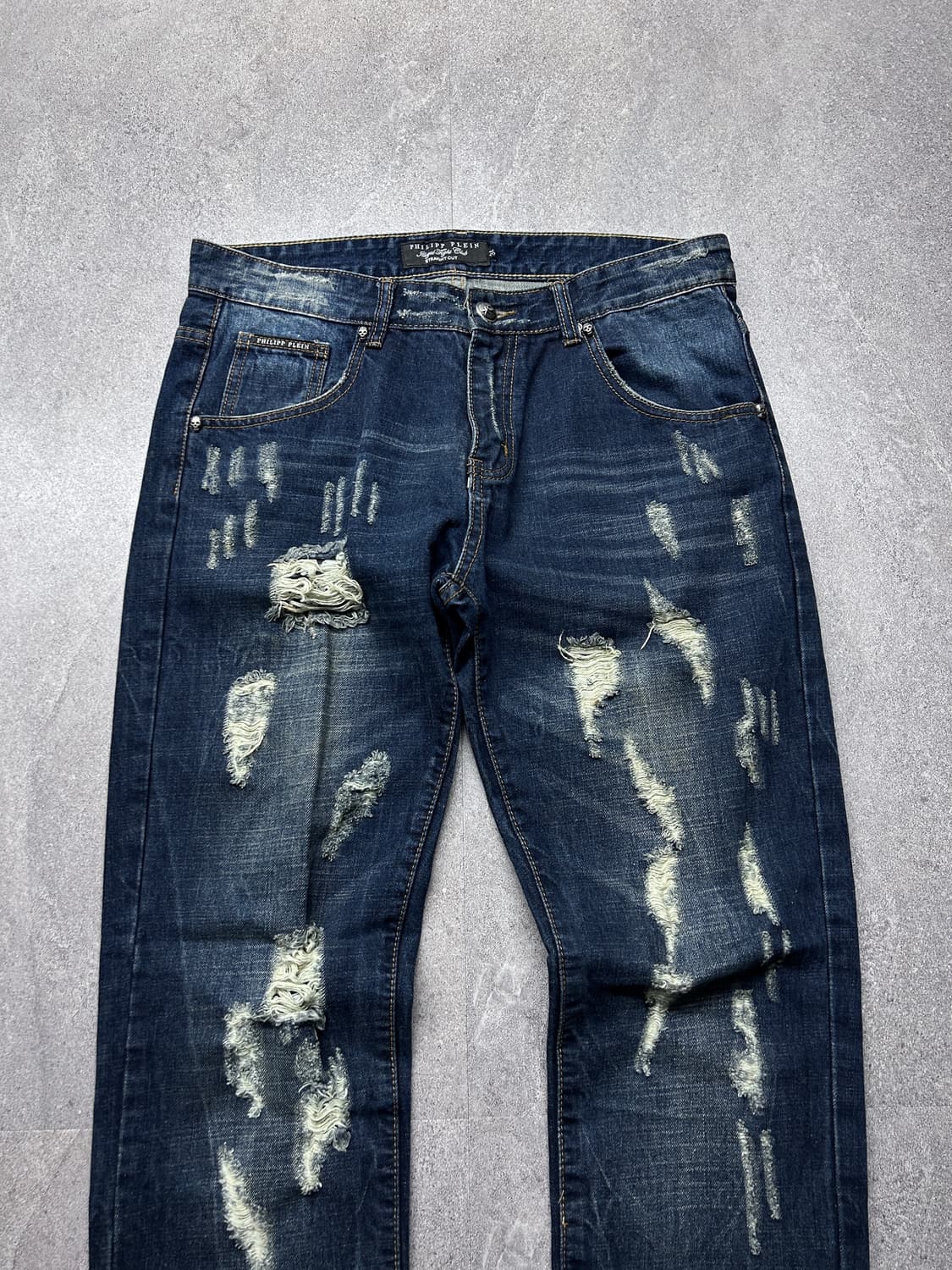 필립플레인 디스트레스드 레이저 디테일 데님 상품이미지4