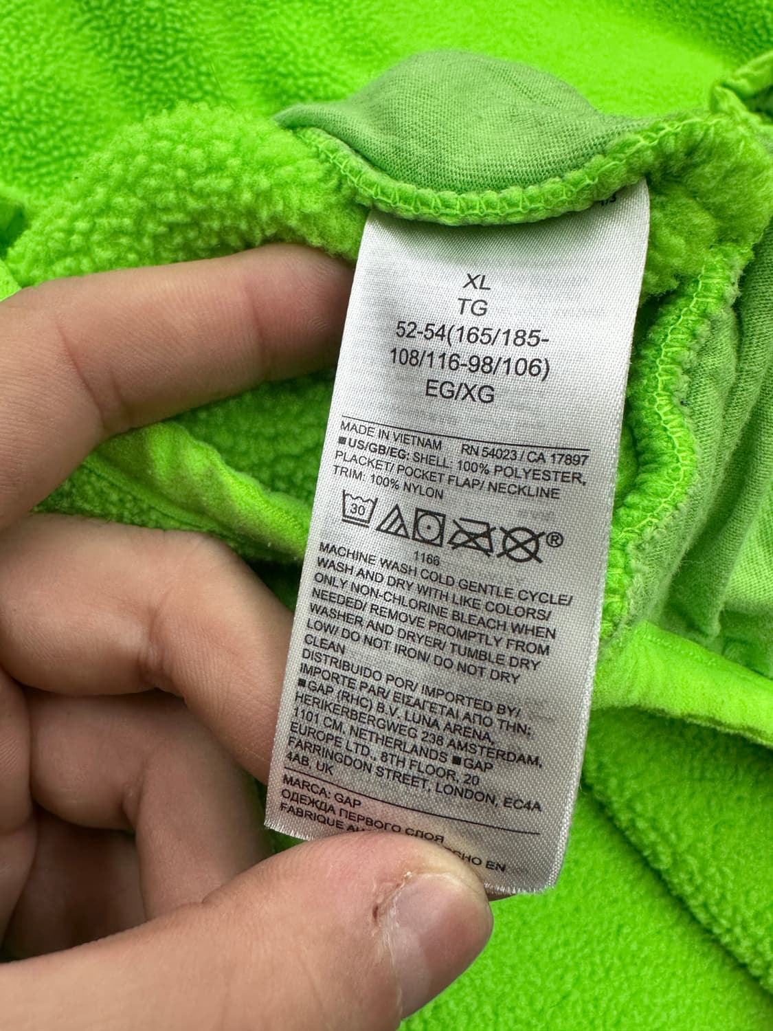 00s GAP 플리스 자켓 XL 상품이미지8