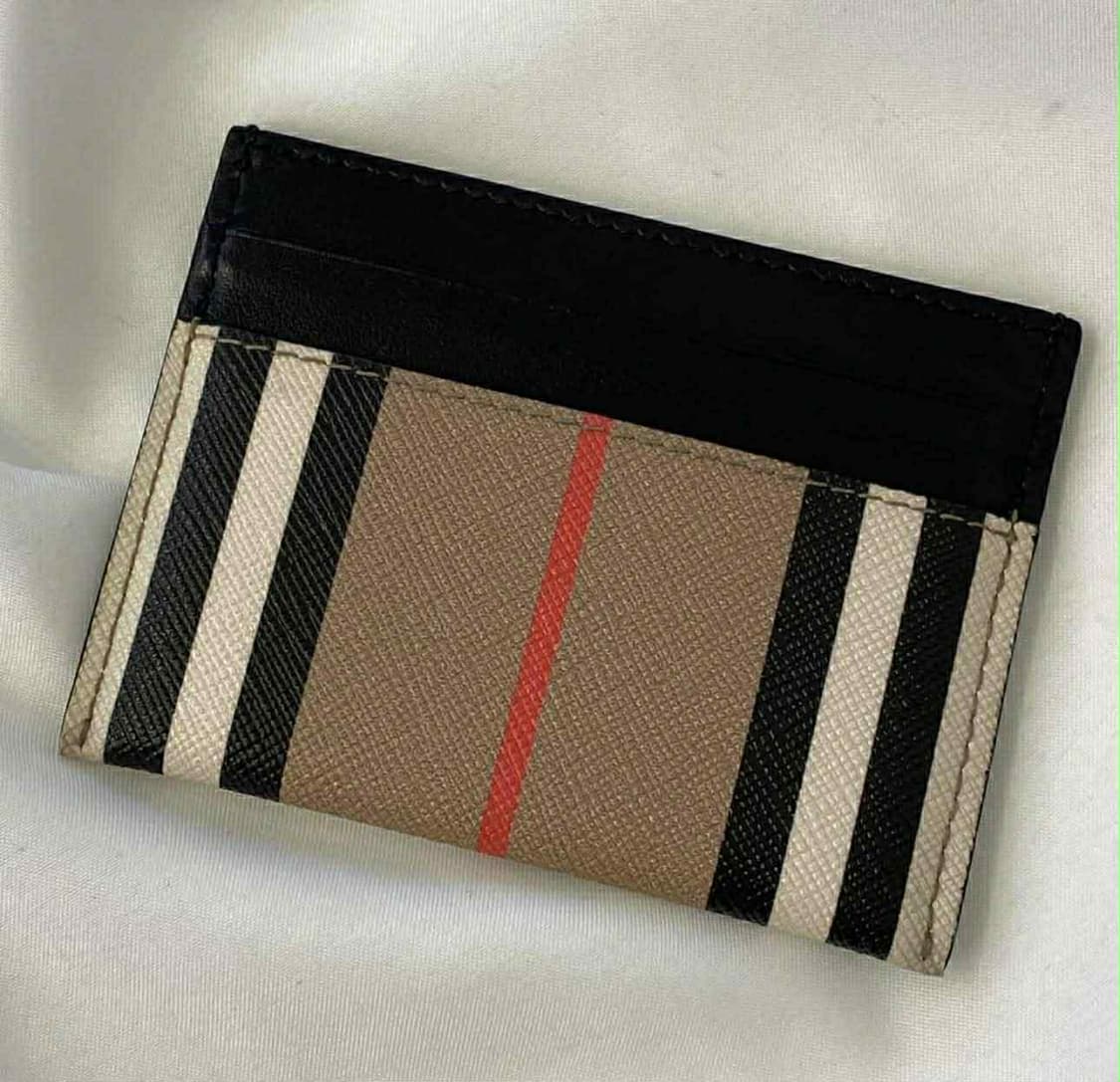 버버리 아이콘 캔버스 카드지갑 상품이미지1