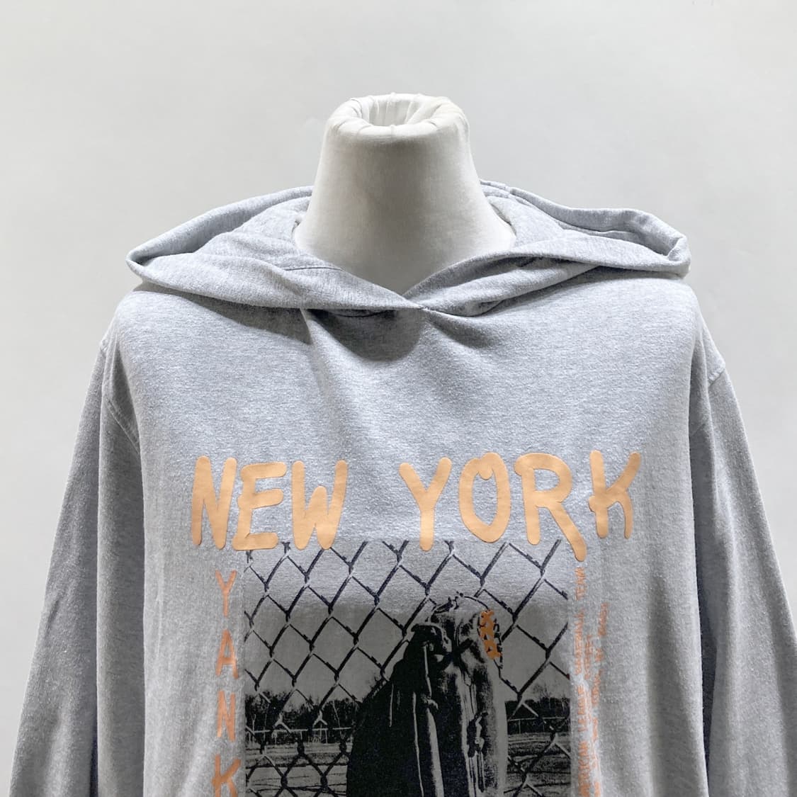 MLB 여성 후드티셔츠 그레이 XS  상품이미지2