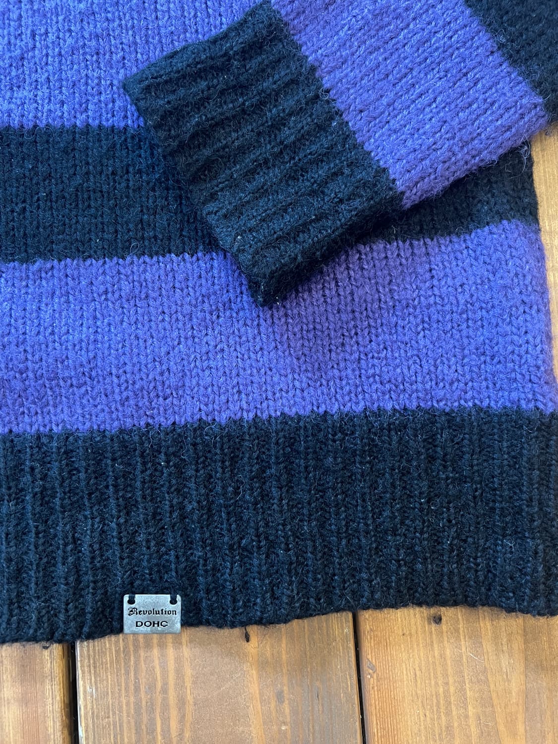 DOHC 퍼플 스트라이프 니트 상품이미지7