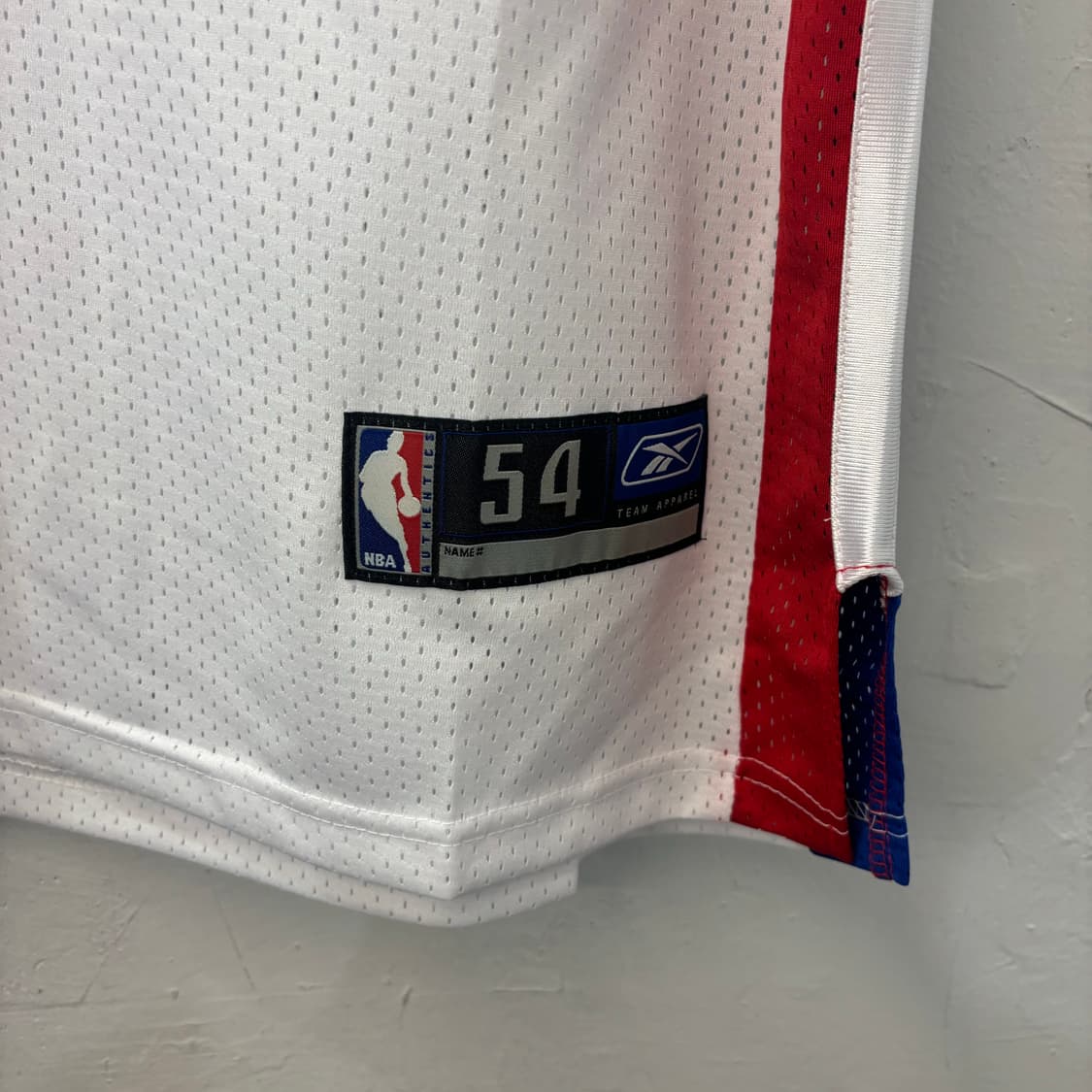 NBA X 리복 디트로이트 피스톤즈 유니폼 슬리브리스 2XL 상품이미지6