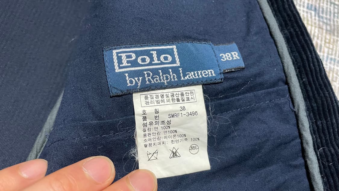 90s 빈티지 폴로 랄프로렌 코듀로이 엘보패치 스포츠코트 블레이저 자켓 상품이미지8