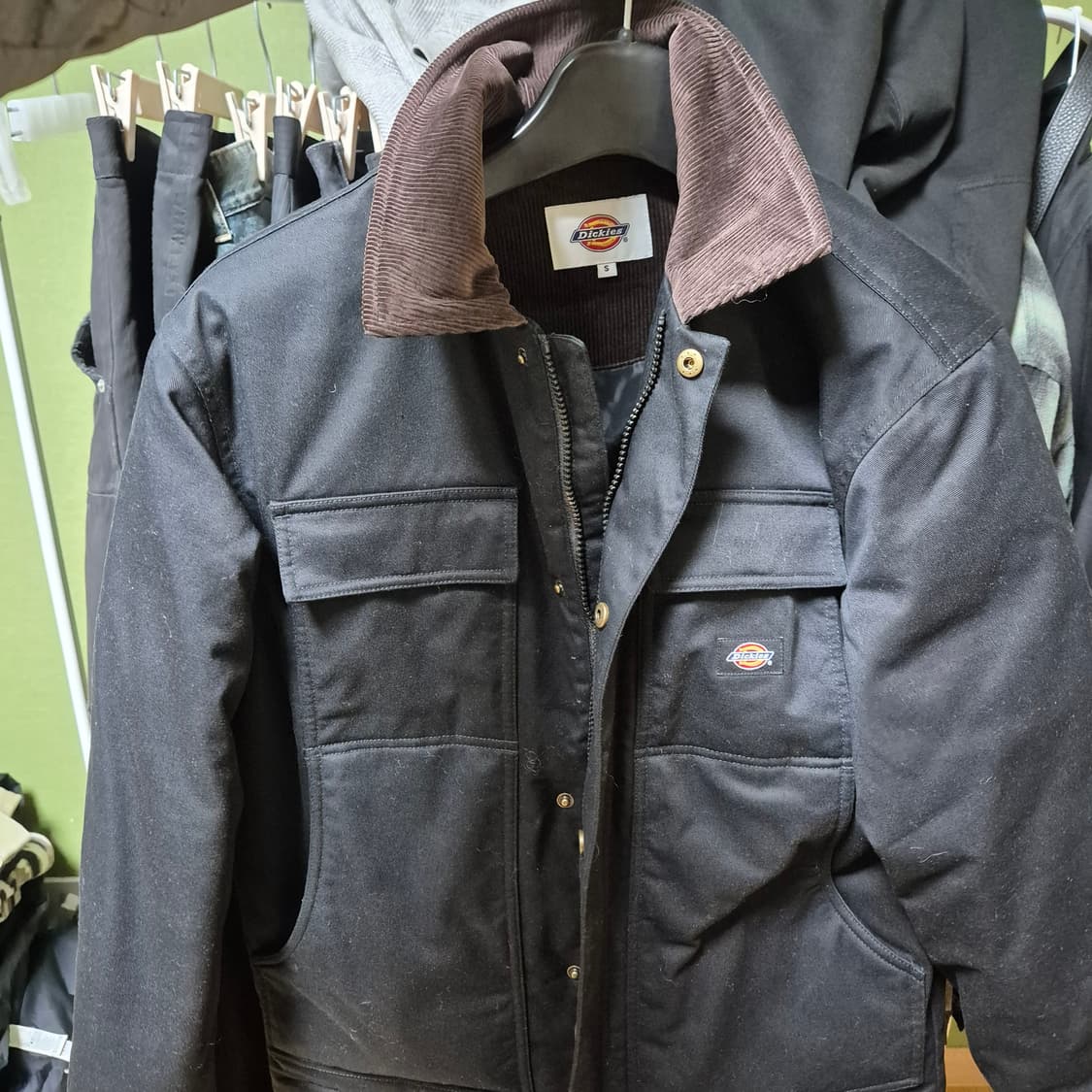 디키즈 아이젠하워 코듀로이 카라 패디드 자켓 s 상품이미지2