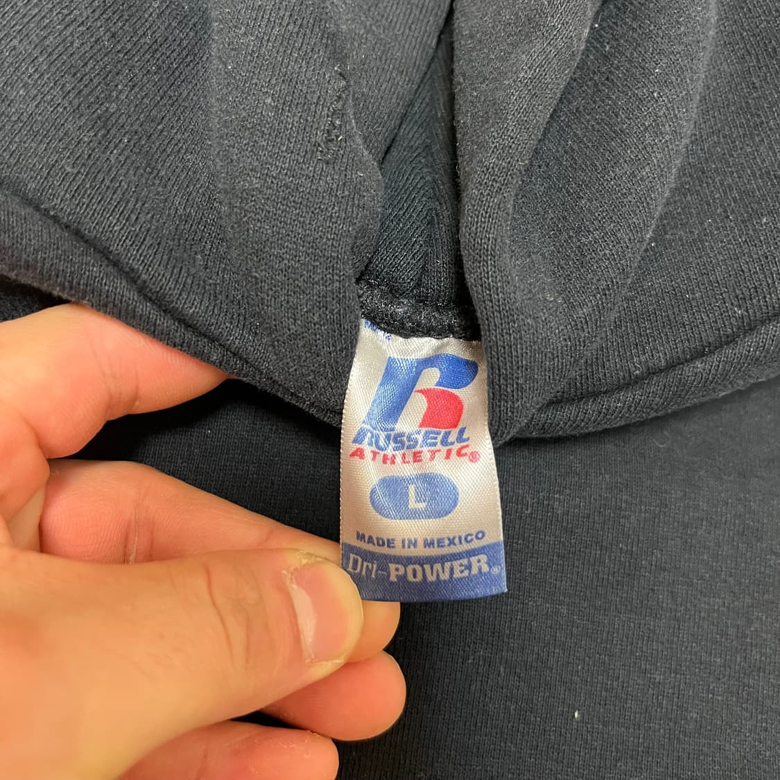 [L] 00s 러셀 후드 블랙 상품이미지3