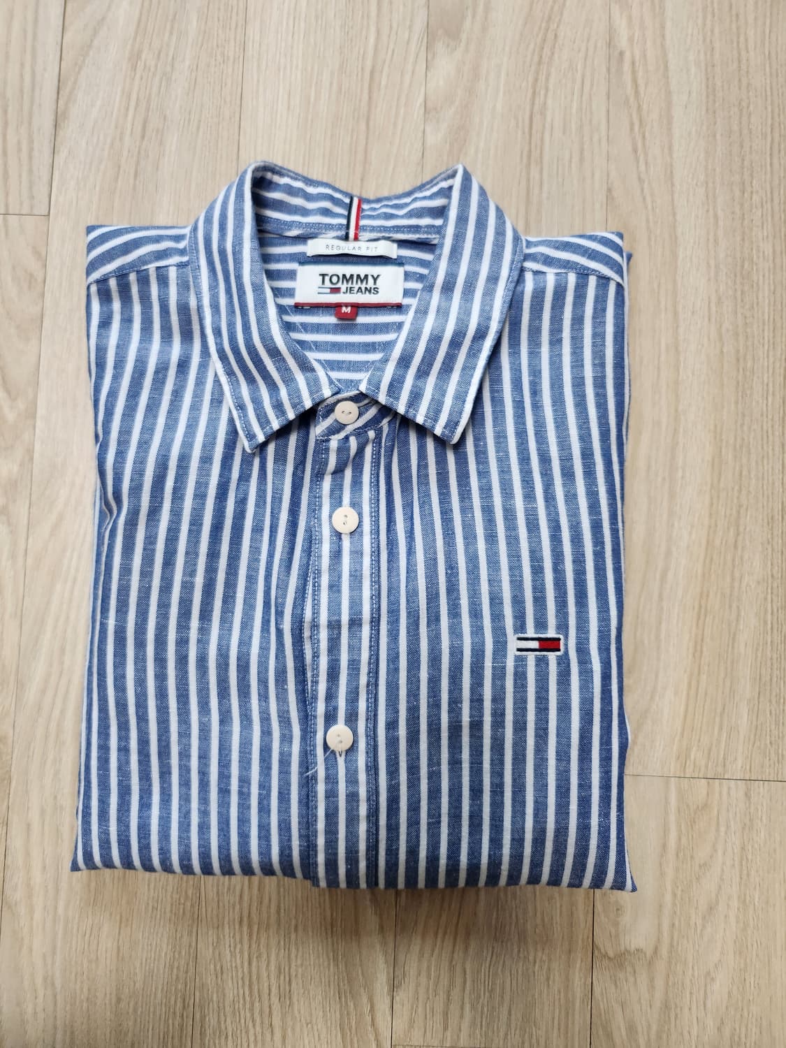 타미힐피거 진스 린넨긴팔셔츠 (M 상품이미지4