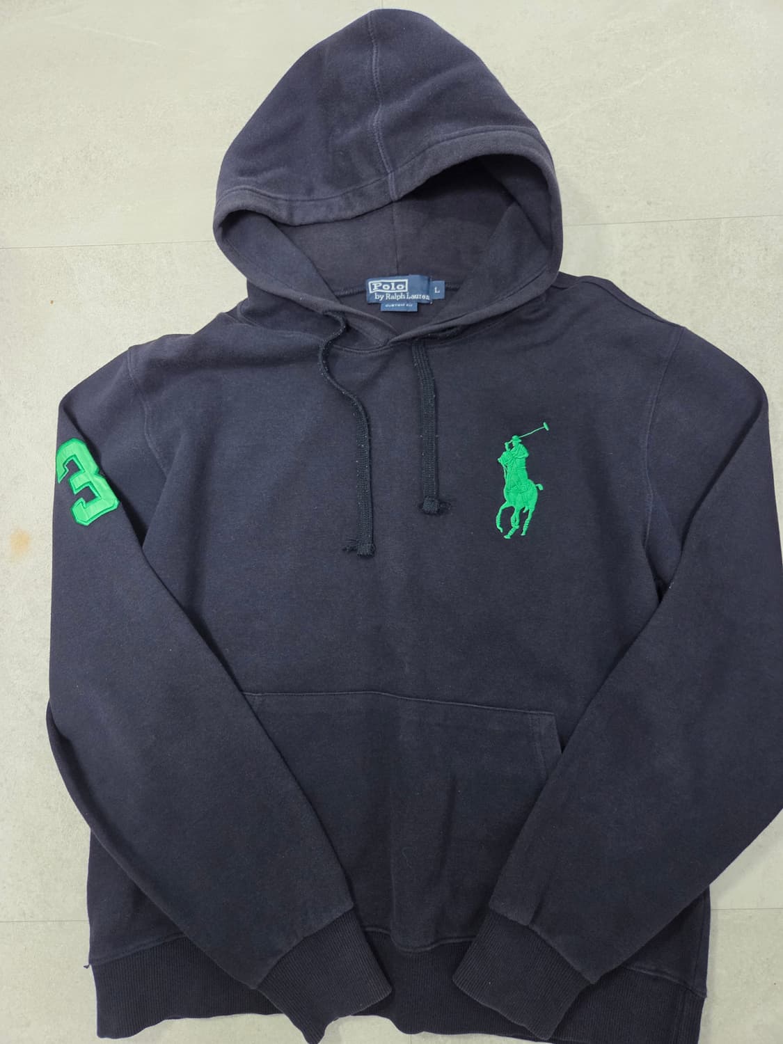 폴로 랄프로렌 빅포니 네이비 후드티 상품이미지1