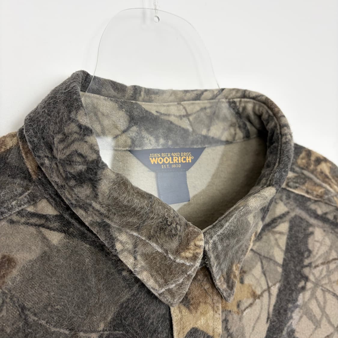 울리치 리얼 트리 패턴 프란넬 셔츠 상품이미지2