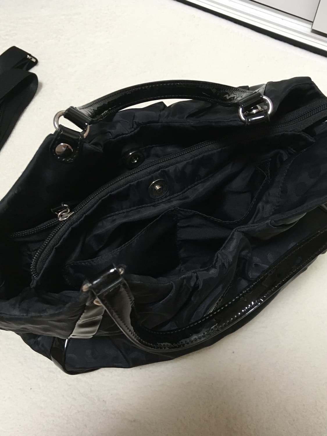 요지야마모토 ysaccs 블랙 도트 2way 백 상품이미지7