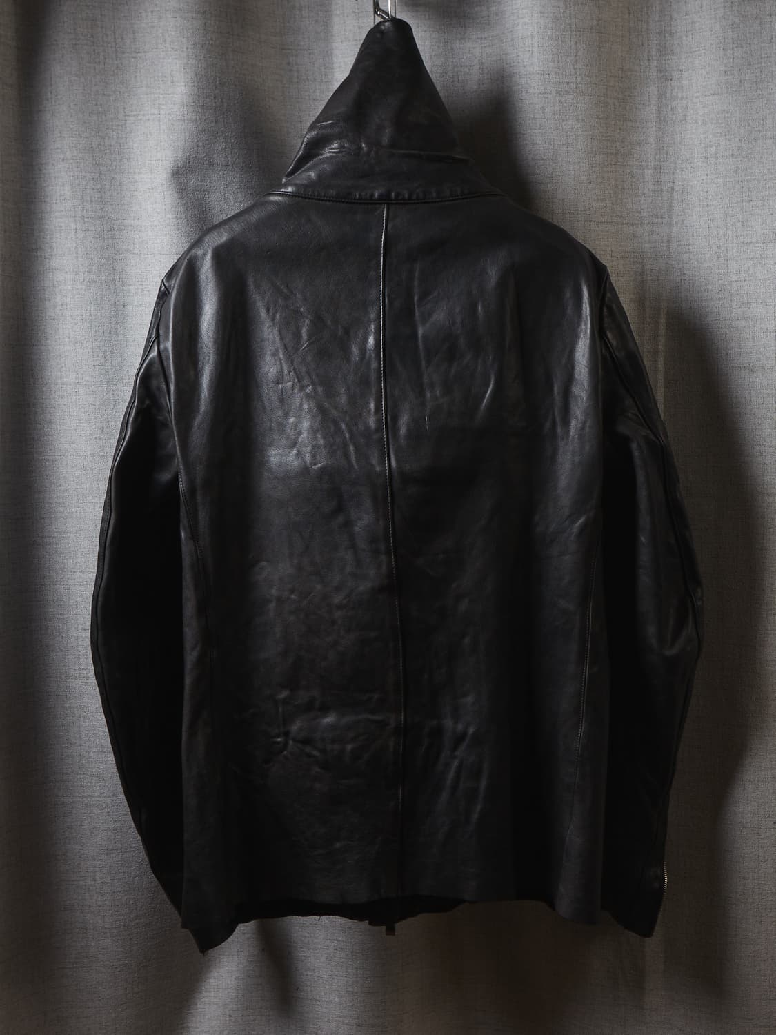 Incarnation 롱 하이넥 가죽자켓 상품이미지3