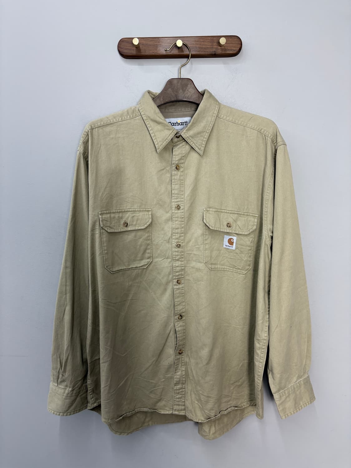 칼하트 로고 베이직 워크셔츠 A3515 상품이미지2