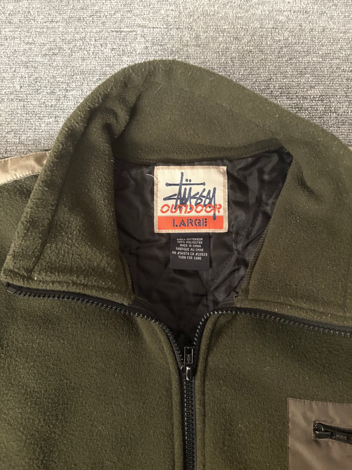 [L] 00s 올드 스투시 플리스 자켓 상품이미지3