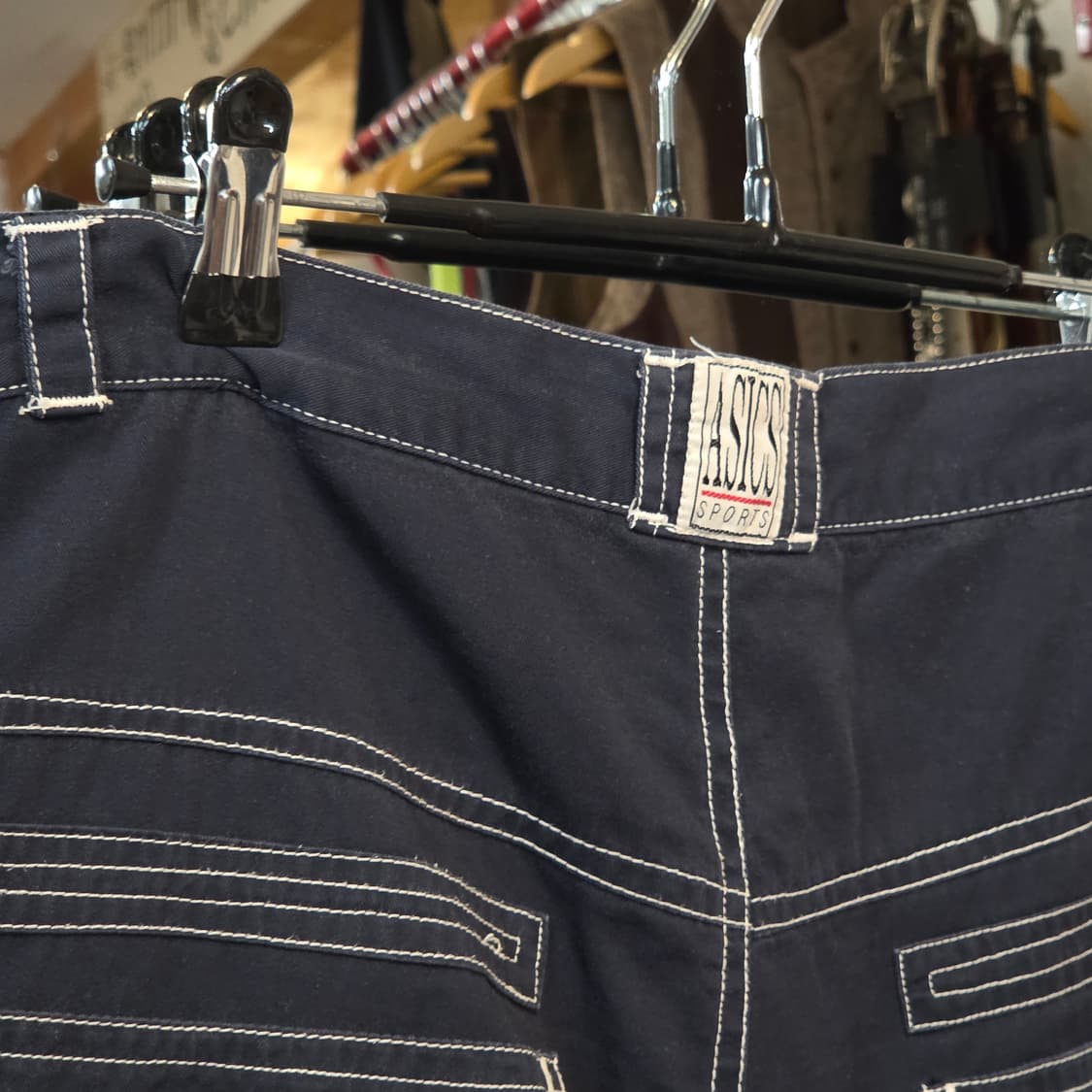 JPN 아식스 네이비 버뮤다 팬츠 상품이미지6