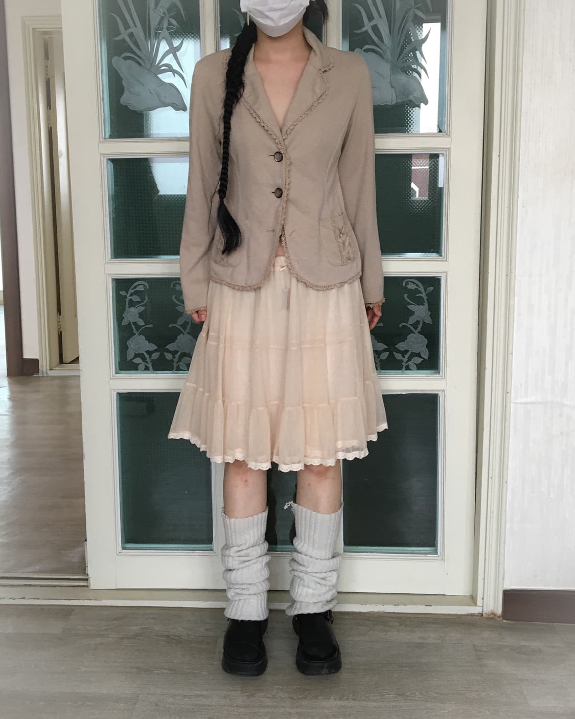 Lace sha mini skirt 상품이미지6