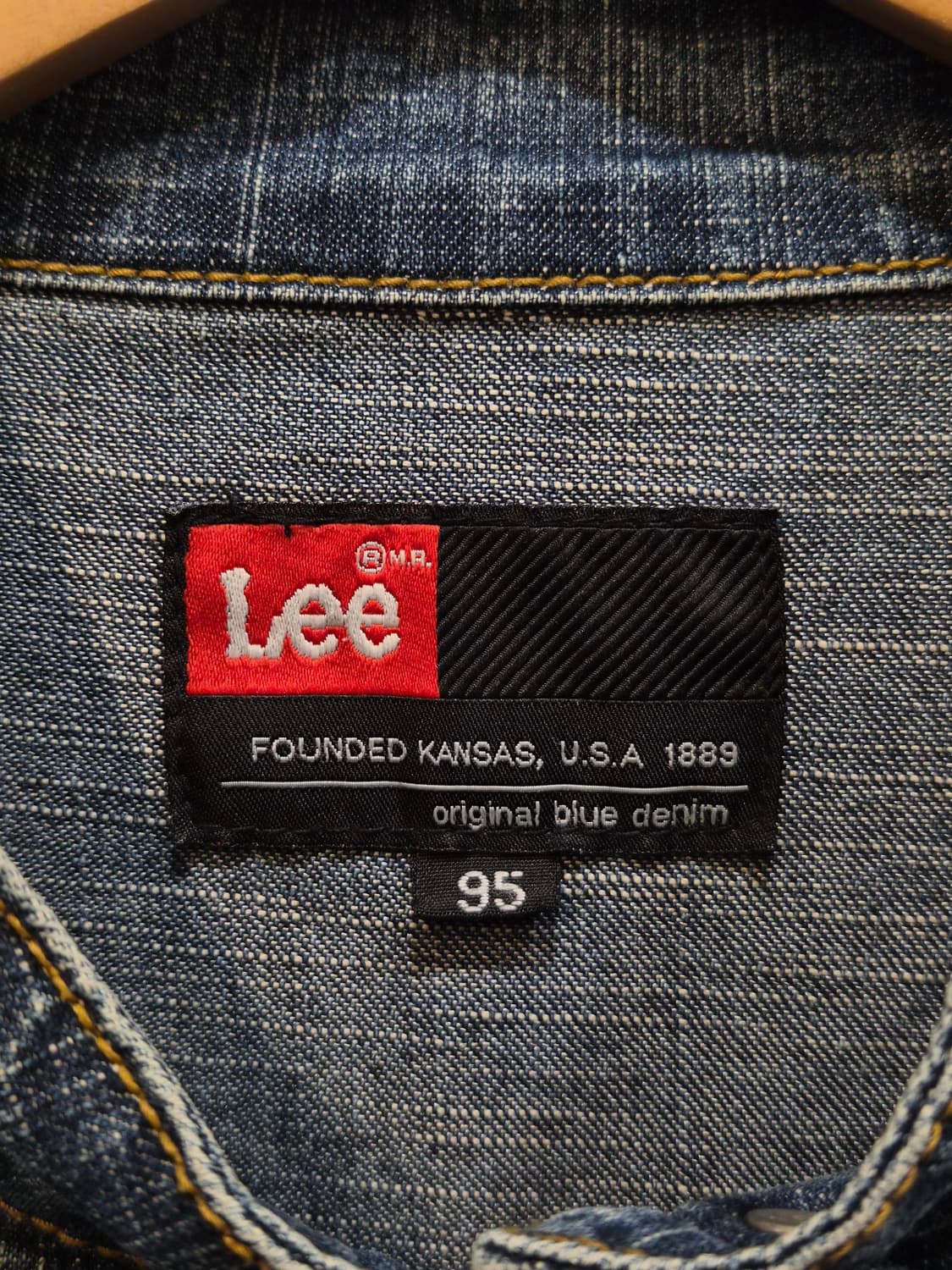 [95] 리 Lee 데님 라이더 재킷 빈티지 청자켓 집업 4.9 상품이미지8