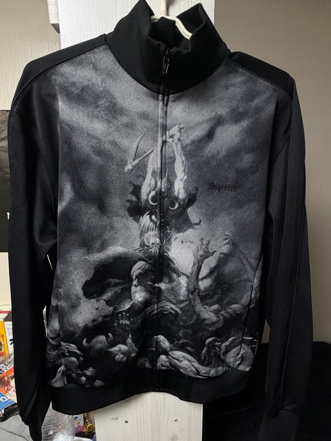 [M -> L, XL] 슈프림 프라제타 트랙 자켓 블랙 교환 구합니다 상품이미지2