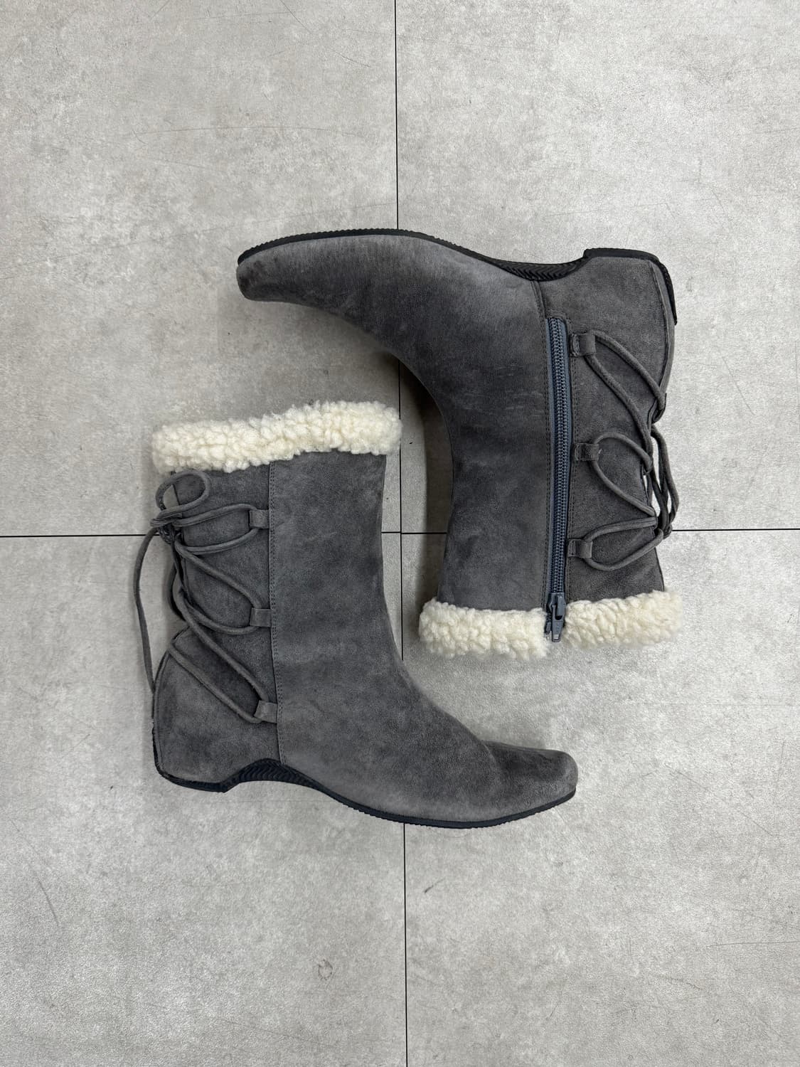 hush puppies 스웨이드 레이스업 부츠 상품이미지4