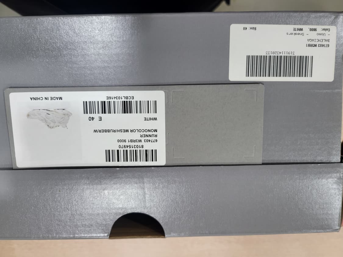 발렌시아가 러너 스니커즈 화이트 40 상품이미지5