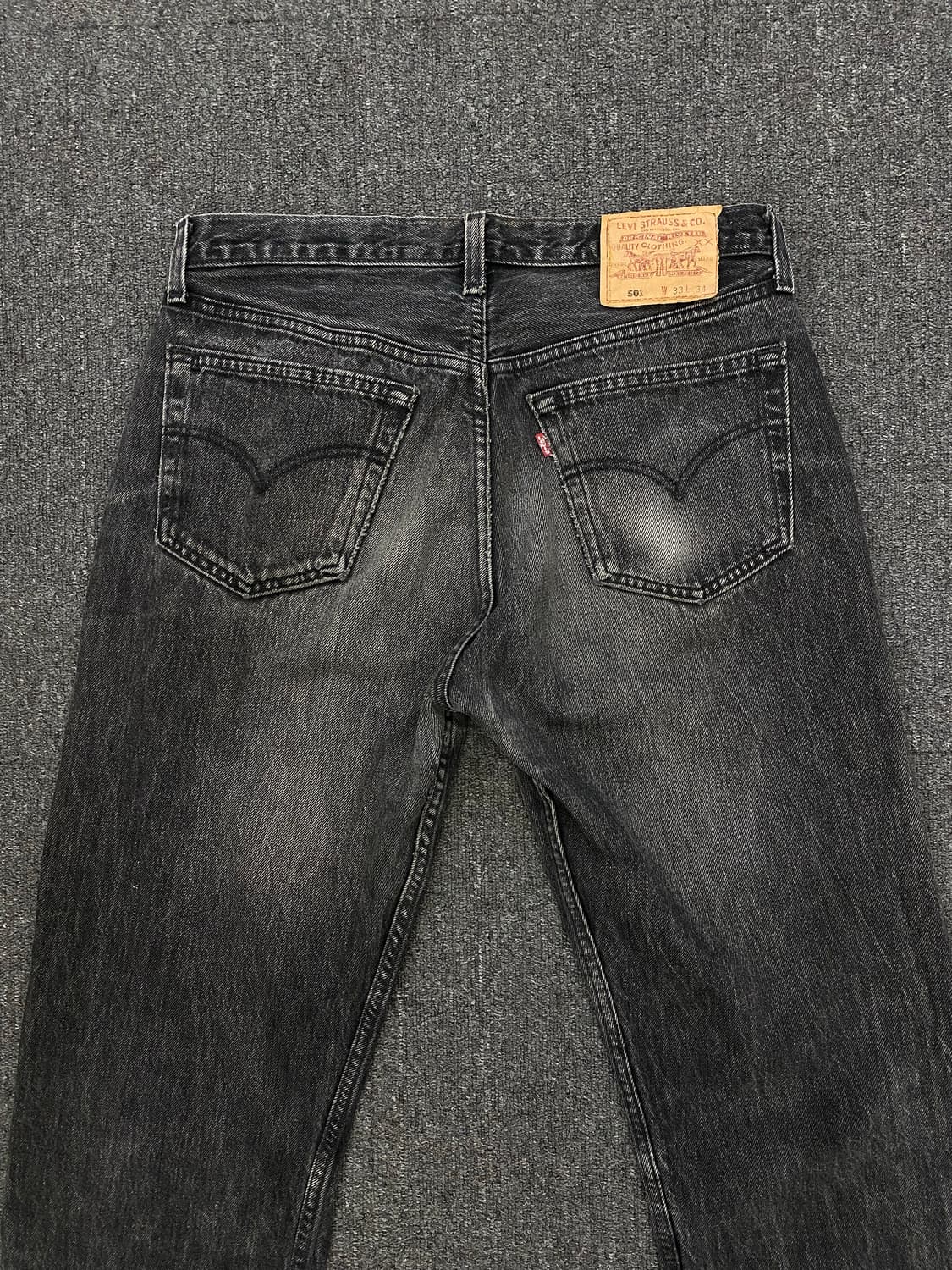 90s Levis 리바이스 501 흑청 데님팬츠 상품이미지9