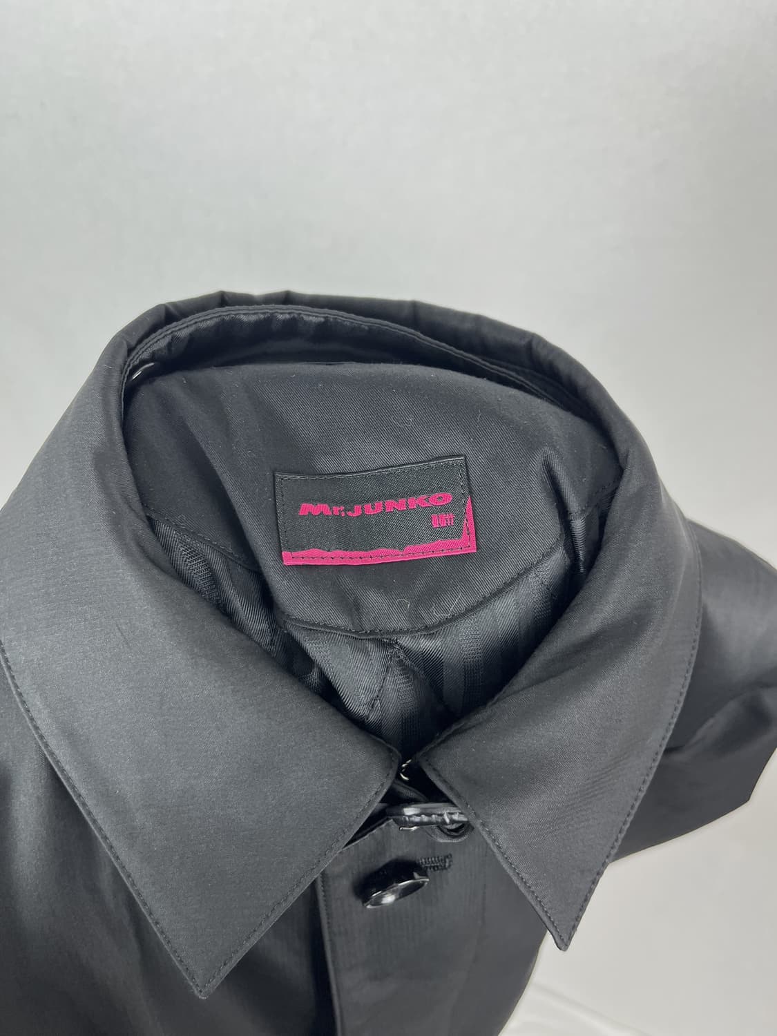 Mr. Junko 나일론 하프 코트 상품이미지7