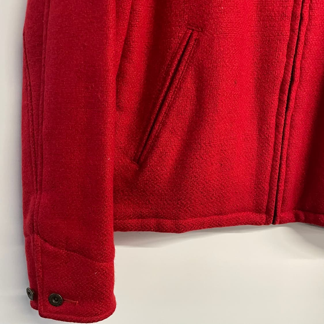 90s 할리 데이비슨 플레임 울 숏자켓 상품이미지6