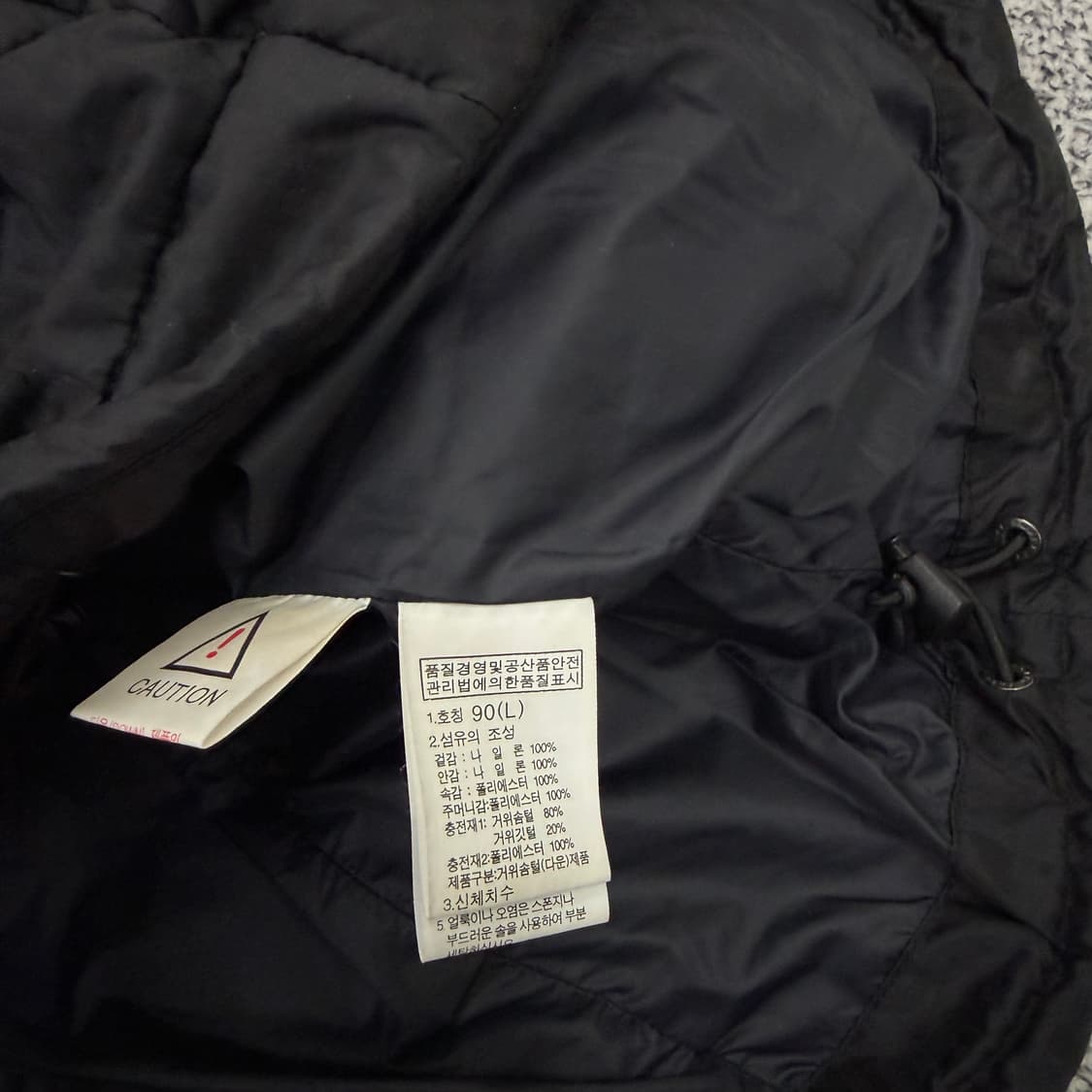 90L 노스페이스 여성 구스 패딩조끼 0130H1 상품이미지4