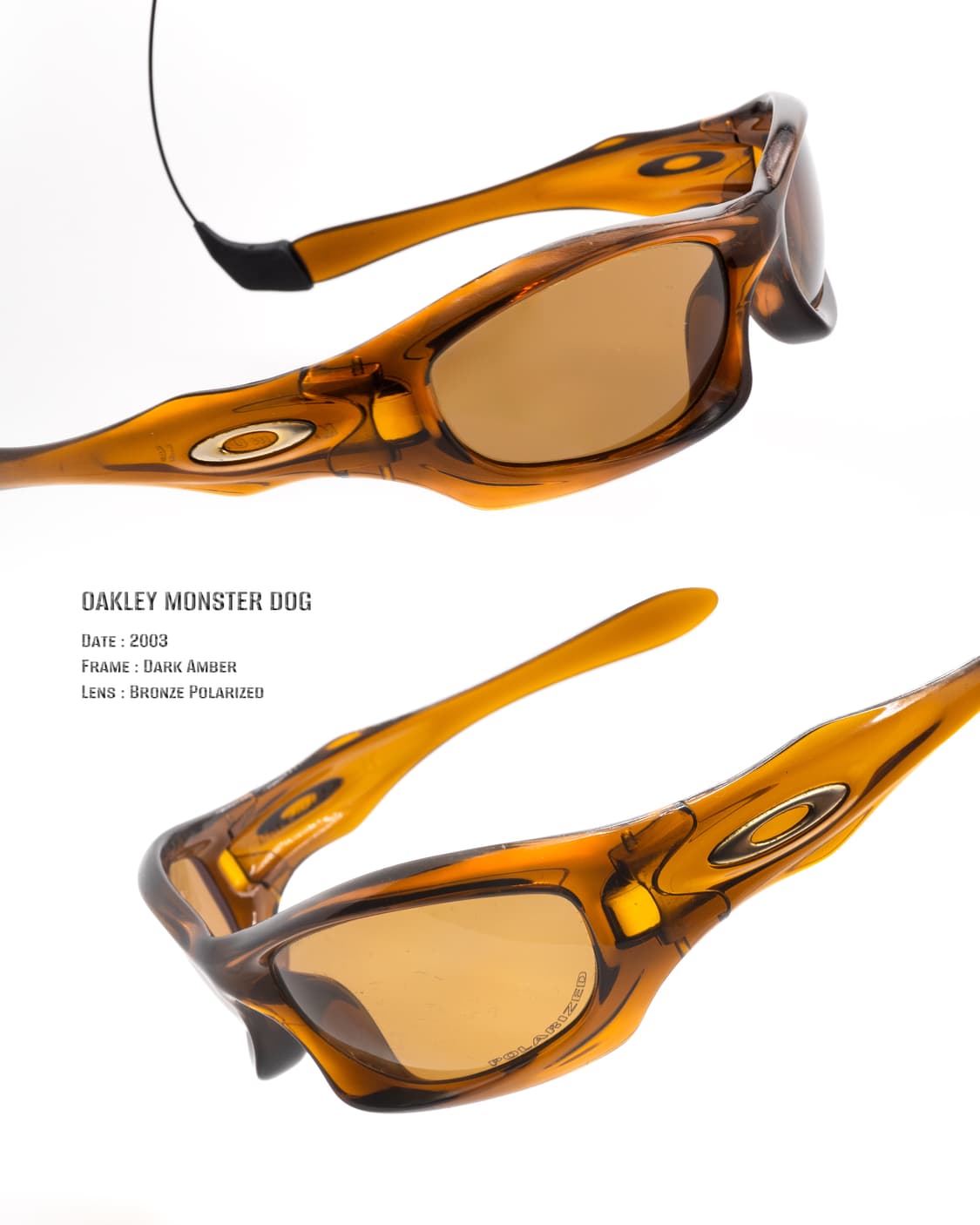 Oakley Monster Dog _ Dark Amber (2003) 상품이미지1