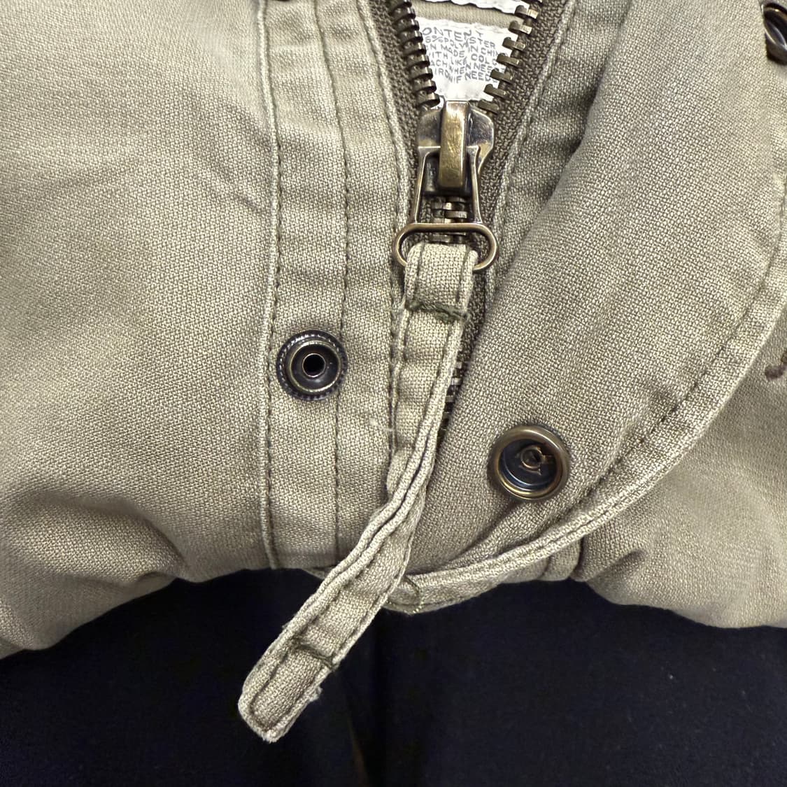 [정품/L] 아베크롬비 카키색 안감 털 자켓 b15 상품이미지6