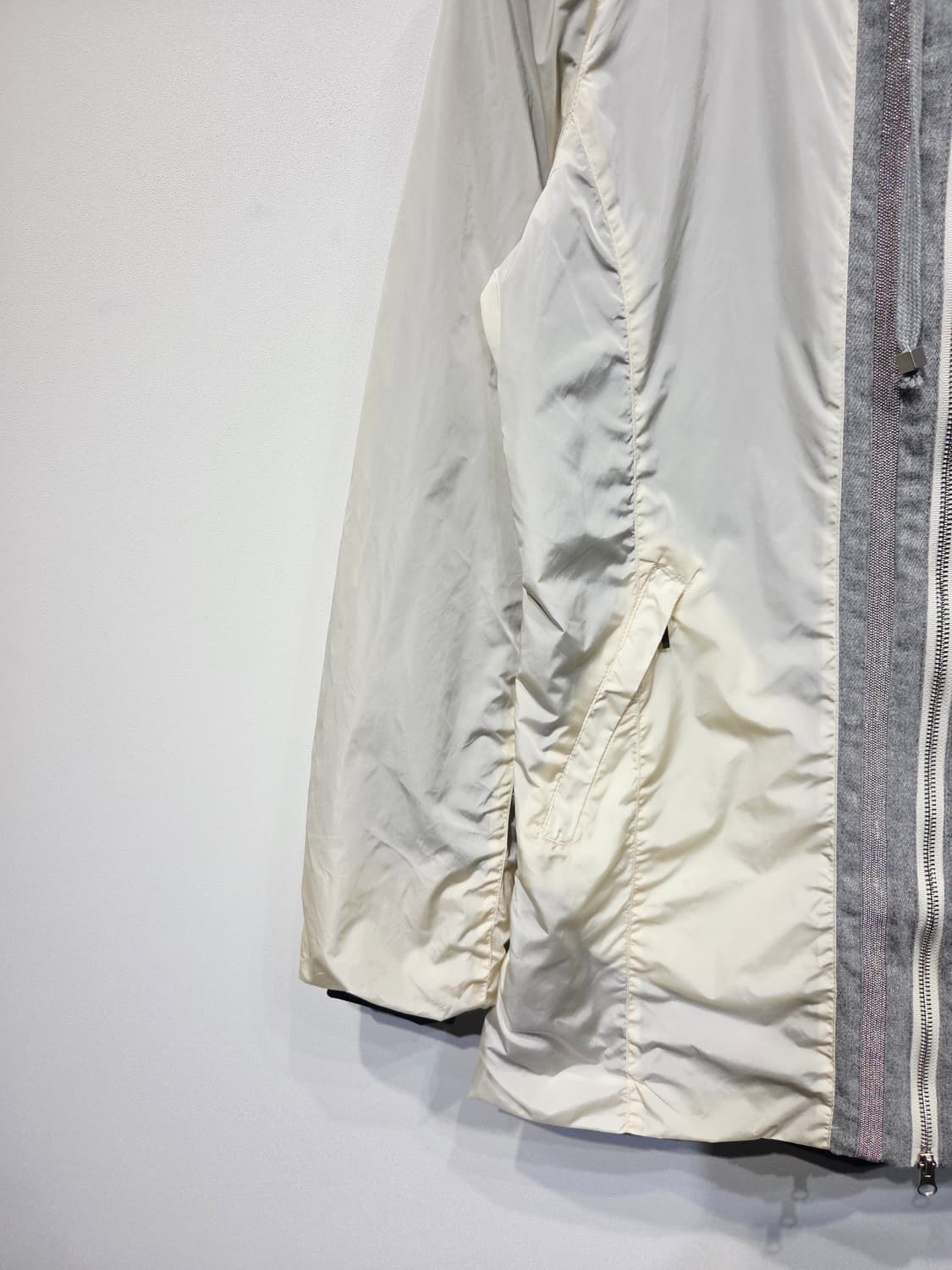 505 CM collezioni (씨엠콜렉션) 울 배색 후드 집업 점퍼 상품이미지4