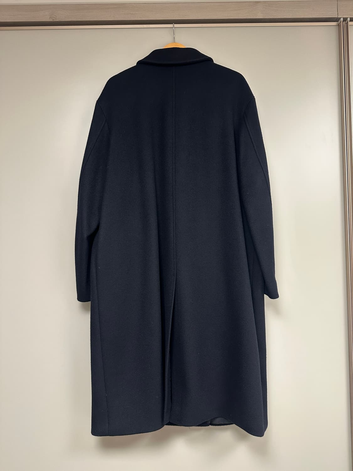 [2] 포터리 멜톤 울 캐시미어 맥코트 다크네이비 상품이미지2