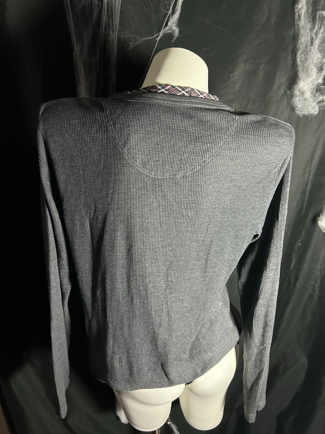 waffle layered henley sleeve 상품이미지3