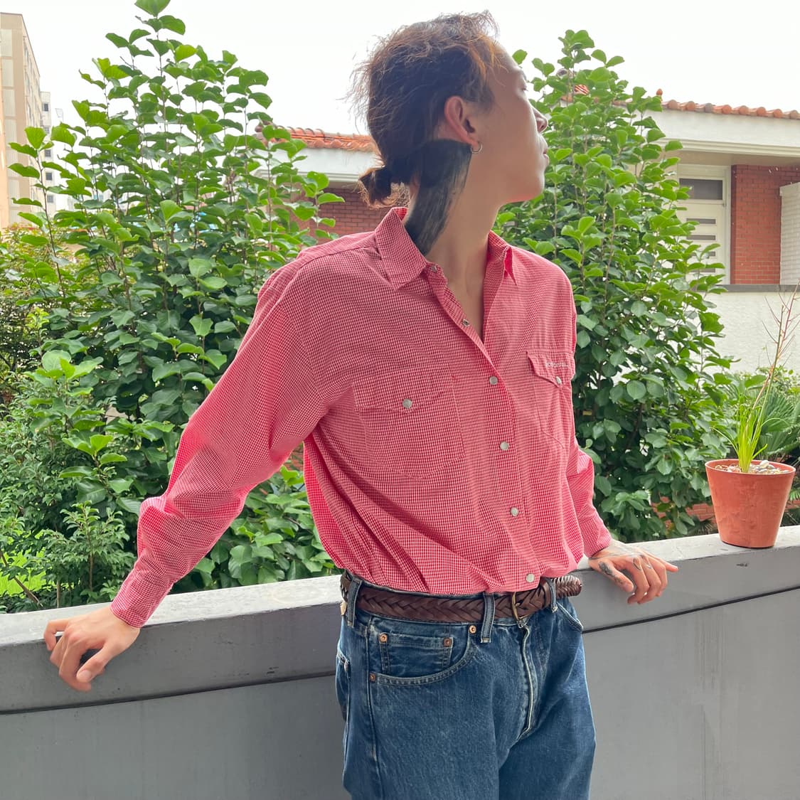 80s DOCKERS LEVIS 도커즈 리바이스 웨스턴 셔츠  상품이미지4