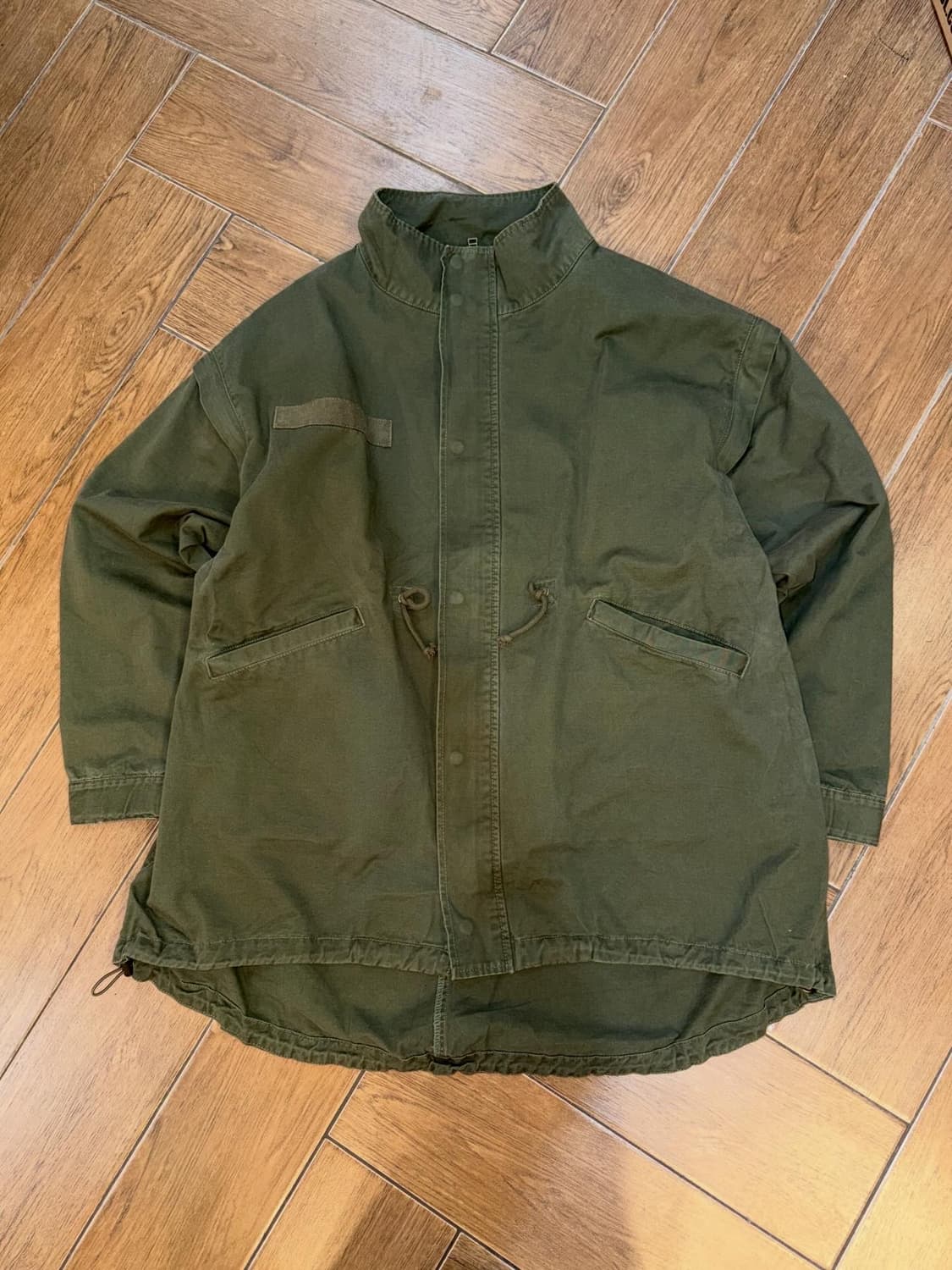 Military High Neck Khaki Jacket 상품이미지8