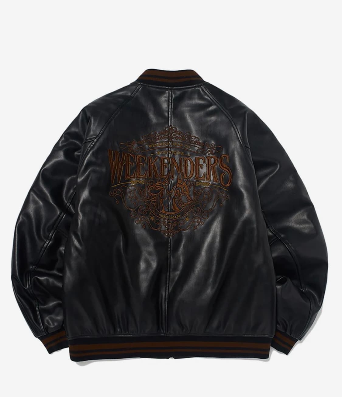 위캔더스x피로 BOUTIQUE LEATHER JACKET (BLACK) 상품이미지1