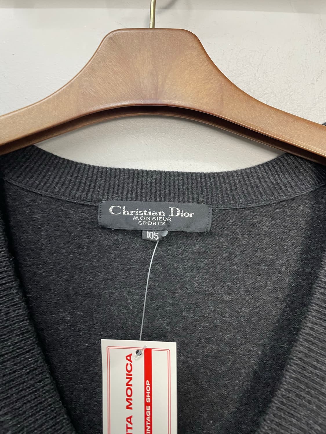 크리스찬 디올 아가일 패턴 울 혼방 가디건 H1402 상품이미지5