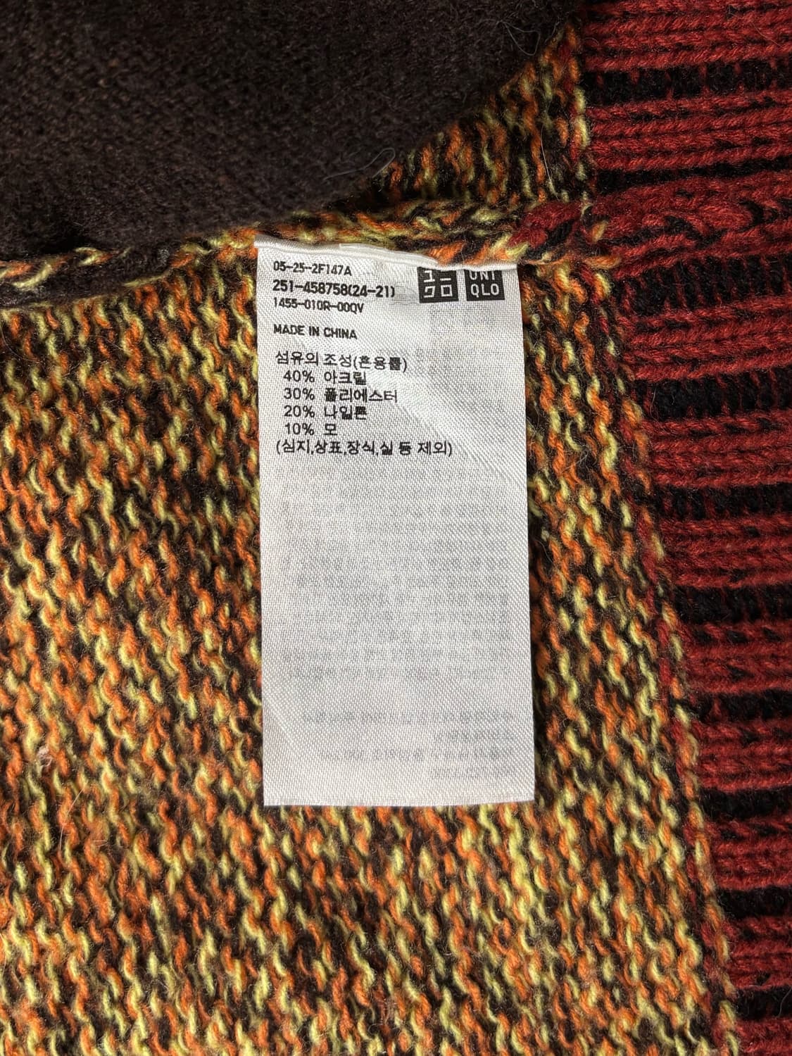 유니클로 x 마르니 니트 후드집업 상품이미지6