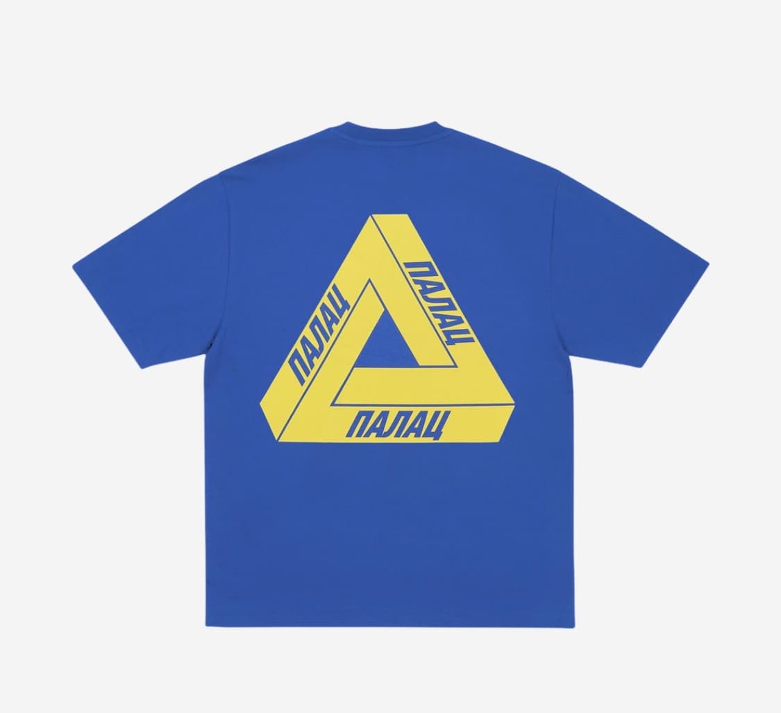 팔라스 링구얼 트라이퍼그 티셔츠 블루 상품이미지1