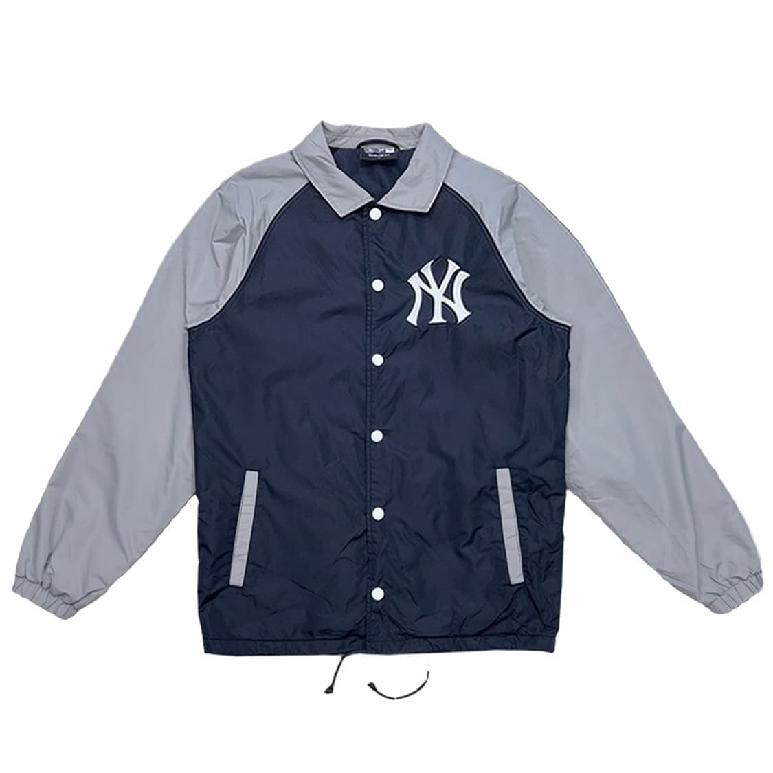 뉴욕 양키즈 MLB 맨즈 코치 자켓 네이비 S 상품이미지1