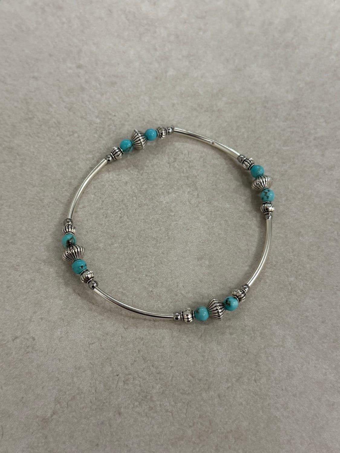 터키석 파이프 팔찌 상품이미지1