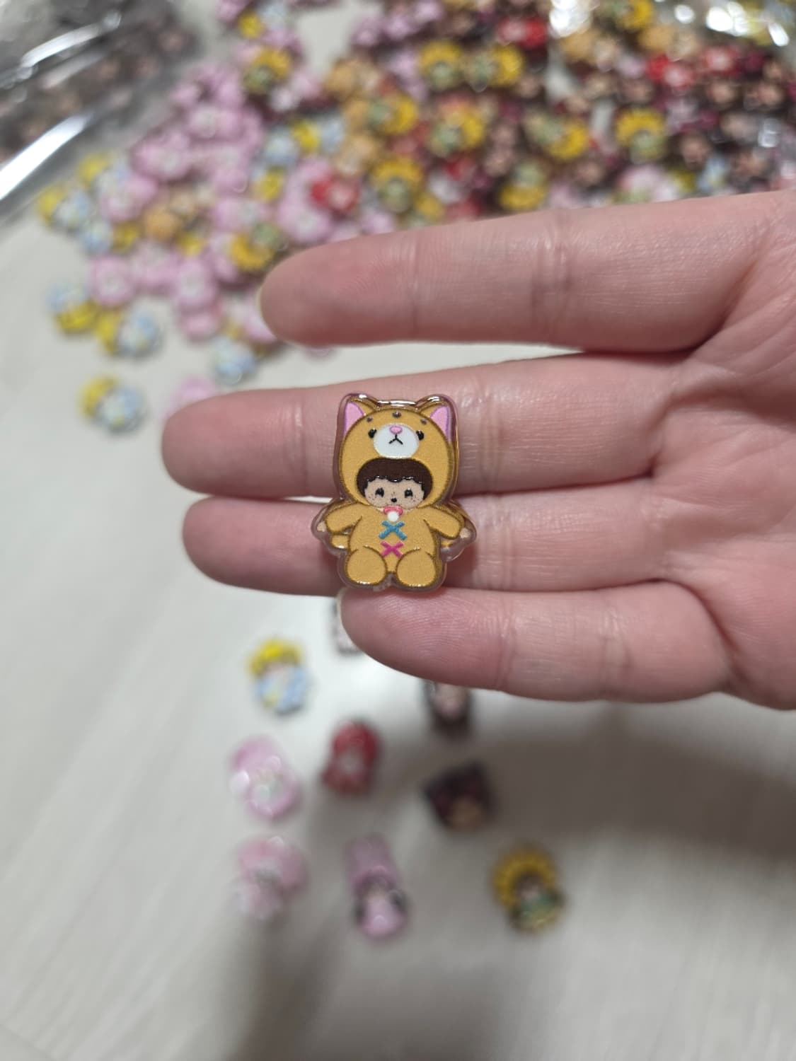 볼펜꾸미기,키링만들기 몬치치 파츠 8종 상품이미지9