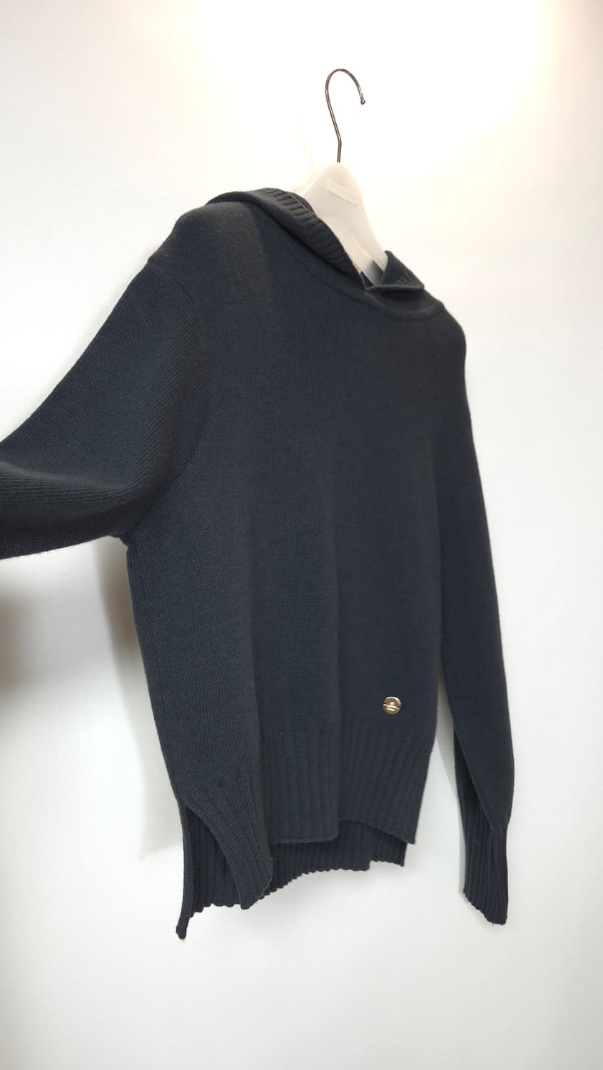 한섬 오즈세컨 2021 골지 후드 니트 탑 44~55 상품이미지6